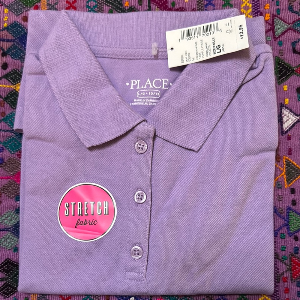 The Children's Place Purple Polo Shirt